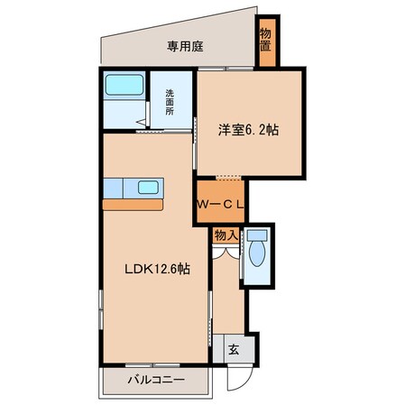 掛川駅 バス14分  葛ヶ丘入口下車：停歩4分 1階の物件間取画像